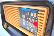 Load image into Gallery viewer, Espresso Brown Bakelite 1949 Philco Model 49-902 Vacuum Tube AM Radio Sounds Great Loud! Excellent Condition!