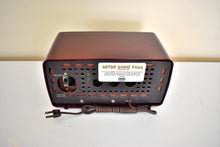 Load image into Gallery viewer, Cabernet Burgundy 1953 Philco Transitone Model 53-561 AM Vacuum Tube Radio Sounds Great! Excellent Condition!