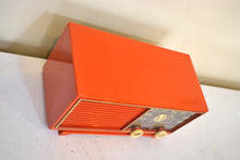 Load image into Gallery viewer, Mandarin Orange 1953 Philco Model 53-562 Vacuum Tube Radio Awesome Condition! Looks and Sounds Great!