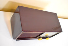 Load image into Gallery viewer, Burgundy Oxblood 1953 Philco Transitone Model 53-562 AM Vacuum Tube Radio Excellent Condition! Sounds Great!