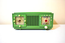 画像をギャラリービューアに読み込む, Grasshopper Green 1953 Philco Transitone Model 53-701 AM Vacuum Tube Radio Rare Unique Color Combo Sounds Great!