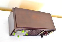 Load image into Gallery viewer, Choco et Menthe 1953 Philco Transitone Model B711 AM Vacuum Tube Radio Rare Unique Color Combo Sounds Great!
