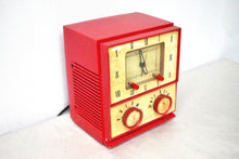 画像をギャラリービューアに読み込む, Grasshopper Green 1953 Philco Transitone Model 53-701 AM 真空管ラジオ レアなユニークなカラーコンボサウンドが素晴らしい!