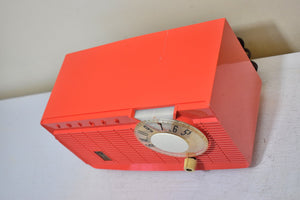 Salmon Pink 1958 Philco Model E814-124 AM Vacuum Tube AM Radio! Sounds Awesome!