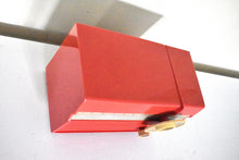 Load image into Gallery viewer, Flyer Red 1959 Philco Model F813-124 Vacuum Tube Radio Sounds Great Excellent Condition!
