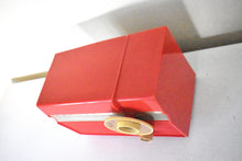 Load image into Gallery viewer, Flyer Red 1959 Philco Model F813-124 Vacuum Tube Radio Sounds Great Excellent Condition!