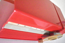 Load image into Gallery viewer, Flyer Red 1959 Philco Model F813-124 Vacuum Tube Radio Sounds Great Excellent Condition!