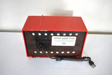 Load image into Gallery viewer, Flyer Red 1959 Philco Model F813-124 Vacuum Tube Radio Sounds Great Excellent Condition!