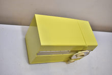 Load image into Gallery viewer, Citron Yellow 1959 Philco Model F813-124 Vacuum Tube Radio Sounds Great Excellent Condition!