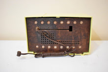 Load image into Gallery viewer, Citron Yellow 1959 Philco Model F813-124 Vacuum Tube Radio Sounds Great Excellent Condition!