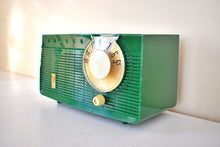 Load image into Gallery viewer, Candy Apple Green 1959 Philco Model F813-124 Vacuum Tube Radio Sounds Great Excellent Condition!