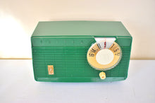 Load image into Gallery viewer, Candy Apple Green 1959 Philco Model F813-124 Vacuum Tube Radio Sounds Great Excellent Condition!