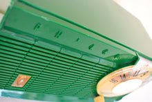 Load image into Gallery viewer, Candy Apple Green 1959 Philco Model F813-124 Vacuum Tube Radio Sounds Great Excellent Condition!