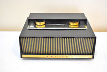 Load image into Gallery viewer, WHAT IS IT?? Monolith Black 1958 Philco Predicta Model H838-124 Vacuum Tube AM Radio ~ WeIrD!