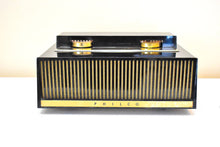 Load image into Gallery viewer, WHAT IS IT?? Monolith Black 1958 Philco Predicta Model H838-124 Vacuum Tube AM Radio ~ WeIrD!