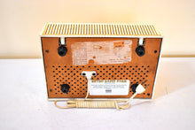 画像をギャラリービューアに読み込む, オーラ ホワイト 1959 Philco Predicta Model H765-124 真空管 AM クロック ラジオ 素晴らしい!