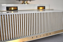 Charger l&#39;image dans la galerie, Aura White 1958 Philco Predicta Model H765-124 Vacuum Tube AM Clock Radio Outta This World...and Beyond!