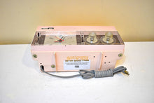 Charger l&#39;image dans la galerie, Rosata Pink and Brown Mid Century Retro Vintage 1964 Arvin Model 52R43 AM Vacuum Tube Clock Radio Rare!