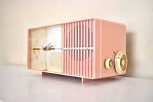 Load image into Gallery viewer, Priscilla Pink 1956 Philco Vacuum Tube Radio Sounds Great Excellent Condition Sounds Great!