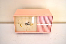 Load image into Gallery viewer, Priscilla Pink 1956 Philco Vacuum Tube Radio Sounds Great Excellent Condition Sounds Great!
