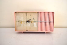Load image into Gallery viewer, Priscilla Pink 1956 Philco Vacuum Tube Radio Sounds Great Excellent Condition Sounds Great!
