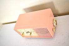 Load image into Gallery viewer, Priscilla Pink 1956 Philco Vacuum Tube Radio Sounds Great Excellent Condition Sounds Great!