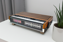 Load image into Gallery viewer, Wood Grain 1980s General Electric Model 7-4630C AM FM Digital Alarm Clock Radio! Excellent Condition!