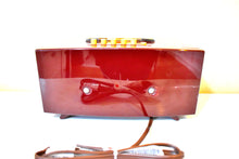 Load image into Gallery viewer, Burgundy Maroon 1954 Zenith Model R512R AM Vacuum Tube Radio Sounds Great! Excellent Condition!