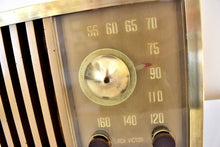 画像をギャラリービューアに読み込む, Bluetooth すぐに使えます - Regis Gold Bakelite 1947 RCA Victor Model 75X11 AM 真空管ラジオのサウンドは素晴らしいです。非常に良い状態！