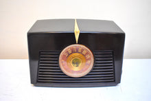 Charger l'image dans la galerie, Umber Brown Bakelite 1949 RCA Victor Model 8-X-541 Vacuum Tube AM Radio Sounds Great Popular Bakelite!