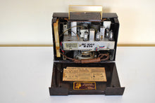 Load image into Gallery viewer, Alligator Fashionista 1949 RCA Victor Model 9-BX-56 AM Portable Vacuum Tube Radio Excellent Condition! Sounds Great!