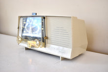 Load image into Gallery viewer, Bluetooth Ready To Go - Cream Ivory 1957 RCA Model C-4E Vacuum Tube AM Radio Sounds Great! Excellent Plus Condition!