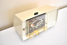 Load image into Gallery viewer, Bluetooth Ready To Go - Cream Ivory 1957 RCA Model C-4E Vacuum Tube AM Radio Sounds Great! Excellent Plus Condition!