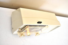 Load image into Gallery viewer, Bluetooth Ready To Go - Cream Ivory 1957 RCA Model C-4E Vacuum Tube AM Radio Sounds Great! Excellent Plus Condition!