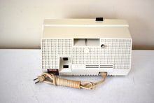 Load image into Gallery viewer, Bluetooth Ready To Go - Cream Ivory 1957 RCA Model C-4E Vacuum Tube AM Radio Sounds Great! Excellent Plus Condition!