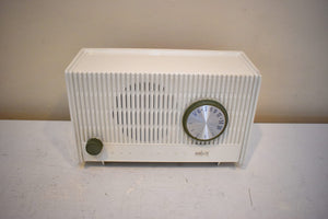 Alpina White 1964 RCA Victor Model RFA-11W AM Vacuum Tube Alarm