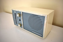 Load image into Gallery viewer, Monterey Blue 1964 - 1965 RCA RFC11A &quot;The Taurus&quot; AM/FM Vacuum Tube Radio Sounds Fabulous! Mint Condition!