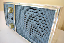 Charger l&#39;image dans la galerie, Monterey Blue 1964 - 1965 RCA RFC11A &quot;The Taurus&quot; AM/FM Vacuum Tube Radio Sounds Fabulous! Mint Condition!