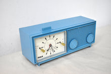 Charger l'image dans la galerie, Newport Blue 1968 RCA Model RLD-21A Solid State AM Clock Radio Sounds Great! Excellent Condition!