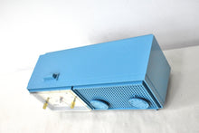 Charger l'image dans la galerie, Newport Blue 1968 RCA Model RLD-21A Solid State AM Clock Radio Sounds Great! Excellent Condition!