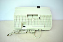 Load image into Gallery viewer, Carnation Pink and White 1959 RCA Victor Model C-4FE Vacuum Tube AM Clock Radio Beautiful Design and Sounds Fabulous!