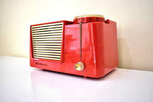Cubist Red 1954 RCA Victor Model 6-X-8B AM 真空管ラジオ 見た目も素晴らしく、音も素晴らしい！素晴らしいプラスコンディション！