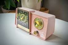 Charger l'image dans la galerie, Chiffon Pink 1959 GE General Electric Model C-406B AM Vintage Radio Sounds Terrific Excellent Condition!