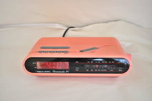 Load image into Gallery viewer, Hot Pink 80s Realistic Model 12-8601 AM FM Digital Clock Radio! Sounds Great Excellent Condition! Rare Model!