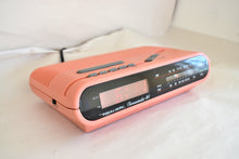 Load image into Gallery viewer, Hot Pink 80s Realistic Model 12-8601 AM FM Digital Clock Radio! Sounds Great Excellent Condition! Rare Model!