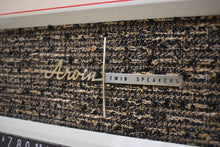 Load image into Gallery viewer, Coral Red 1959 Arvin Model 2585 Vacuum Tube AM Radio Clean and Gorgeous Looking and Sounding!