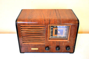 Artisan Handcrafted Wood Vintage St. Regis Model 402 Vacuum Tube AM Shortwave Radio Rare Manufacturer! Excellent Condition!