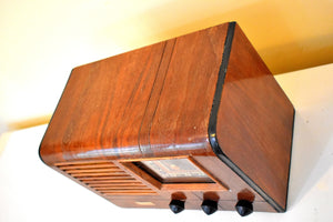 Artisan Handcrafted Wood Vintage St. Regis Model 402 Vacuum Tube AM Shortwave Radio Rare Manufacturer! Excellent Condition!