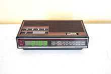Load image into Gallery viewer, Wood Grain Panel Sanyo Model RM 5008 AM FM Digital Alarm Clock Radio! Excellent Condition!