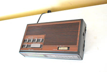 Load image into Gallery viewer, Wood Grain Panel Sanyo Model RM 5008 AM FM Digital Alarm Clock Radio! Excellent Condition!